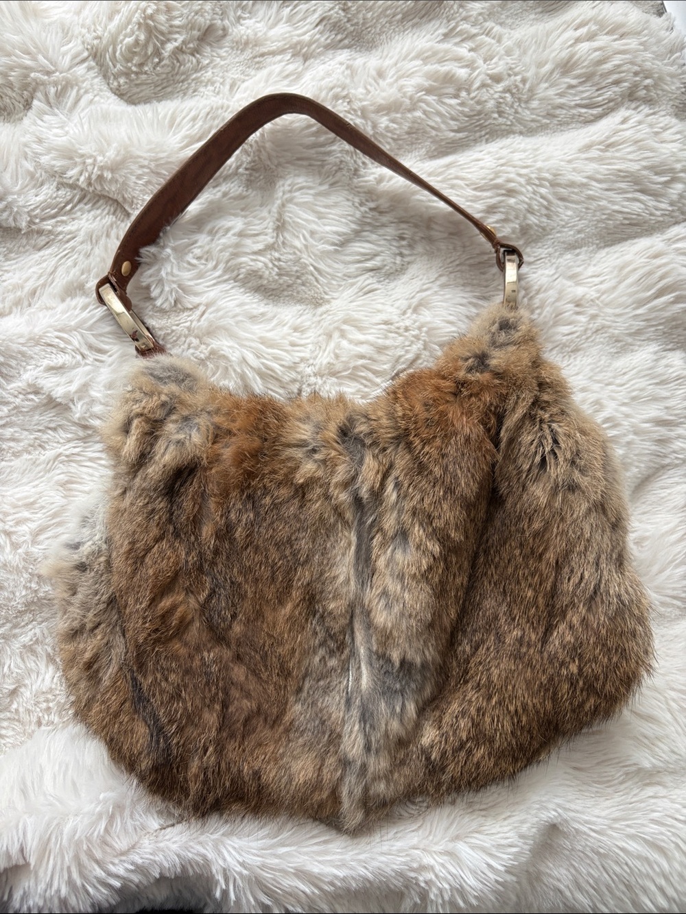 Antonio Melani Rabbit Fur Bag